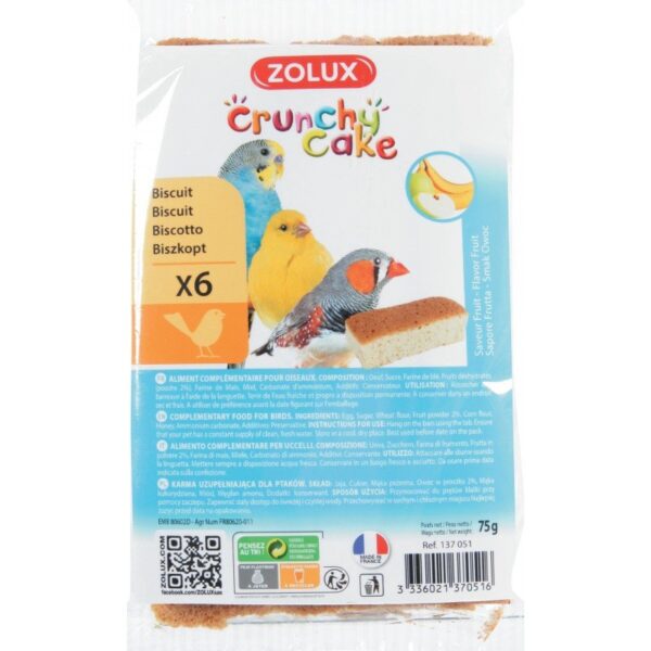 BISCUIT OISEAUX POMME BANANE X6 75G