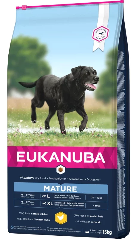 EUKANUBA - Poulet Pour Chiens Séniors De Grandes Races - 3 Kg
