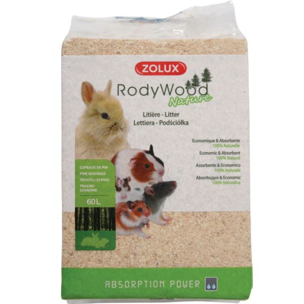 LITIERE RODYWOOD NATURE 60L