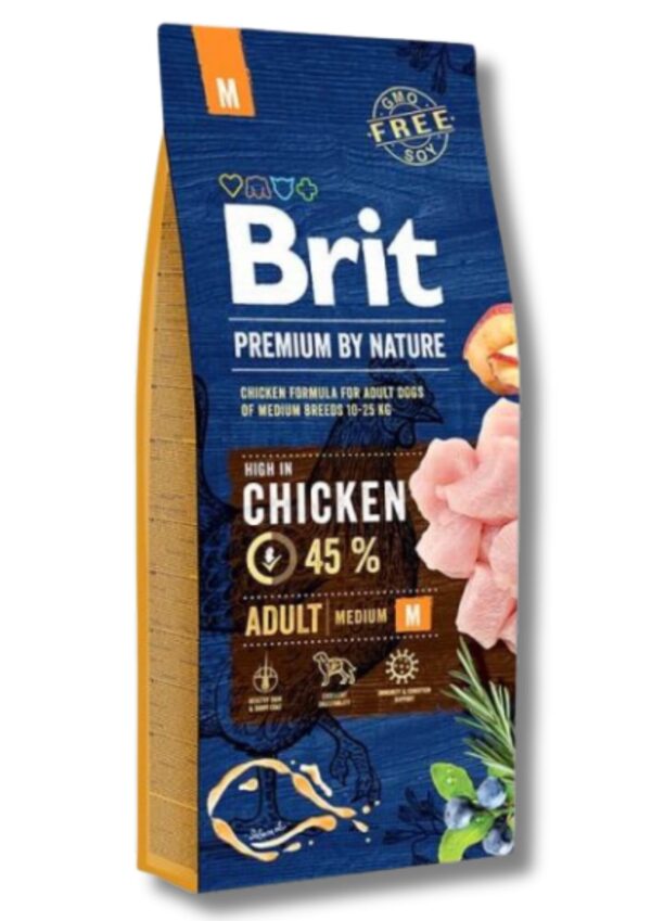 BRIT CHIEN ADULT MEDIUM 15KG