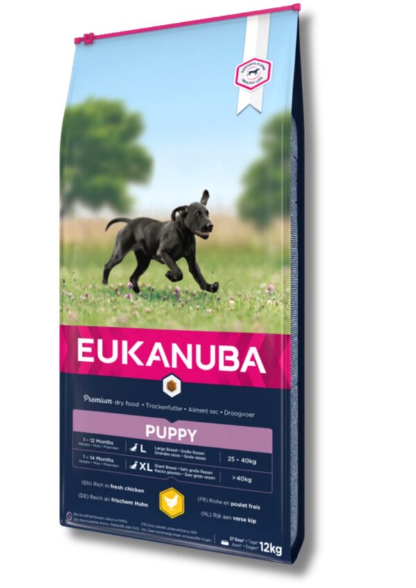 EUKANUBA PUPPY GRDE RACE POULET 12KG