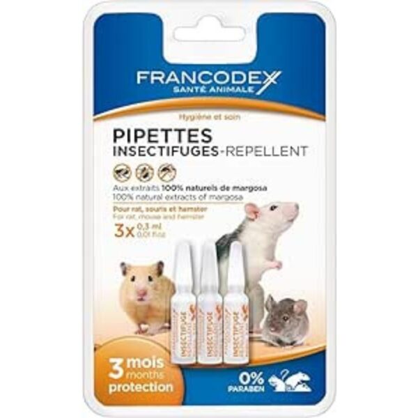 PIPETTE INSECTIFUGE RAT SOURIS HAMSTER