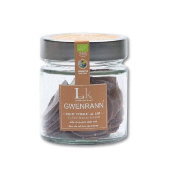 GWENRANN CHOCOLAT LAIT BIO 75G lk chocolatier